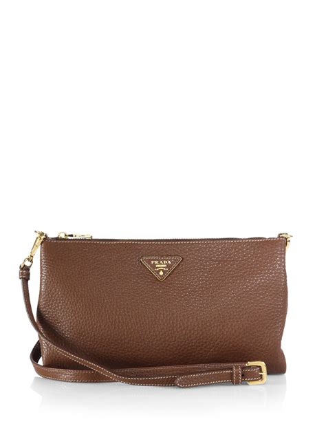 light brown prada bag|Prada brown studded crossbody bag.